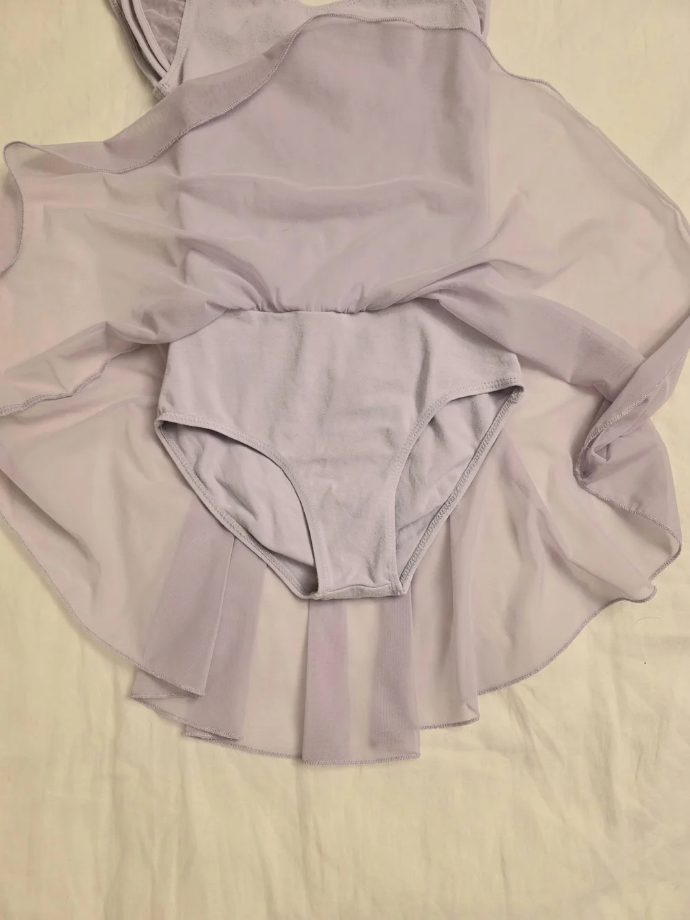 Lilac Ballet Leotard With Chiffon Skirt Girls 6